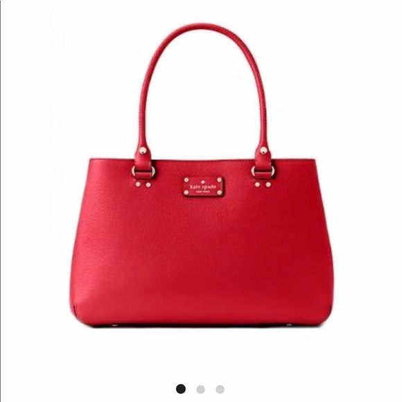 Kate Spade Wellesley Elena handbag red - Picture 5 of 8